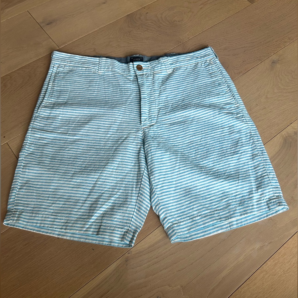 J crew Stanton linen cotton blend shorts